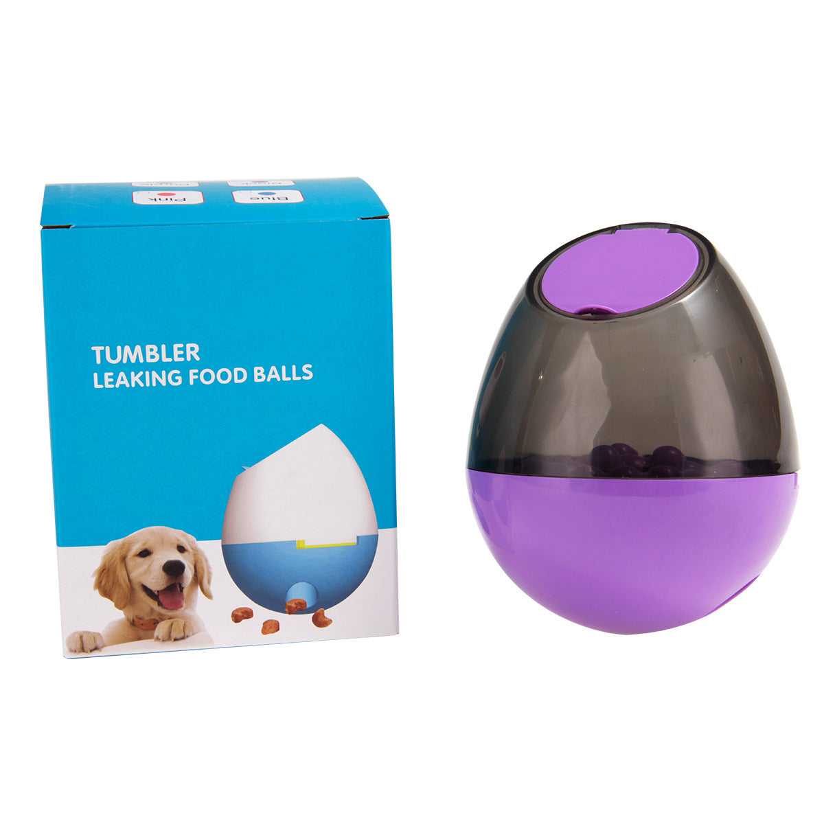 Interactive Dog Cup: Food Dispenser & Leaky Ball Toy
