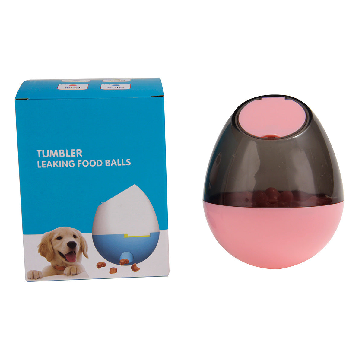Interactive Dog Cup: Food Dispenser & Leaky Ball Toy