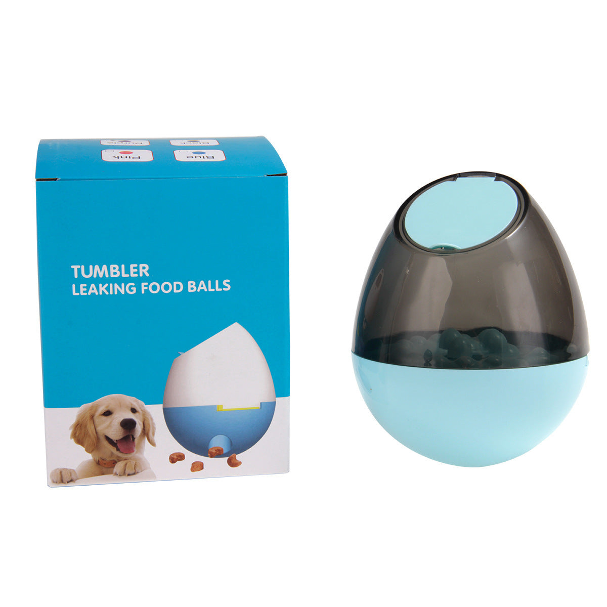 Interactive Dog Cup: Food Dispenser & Leaky Ball Toy
