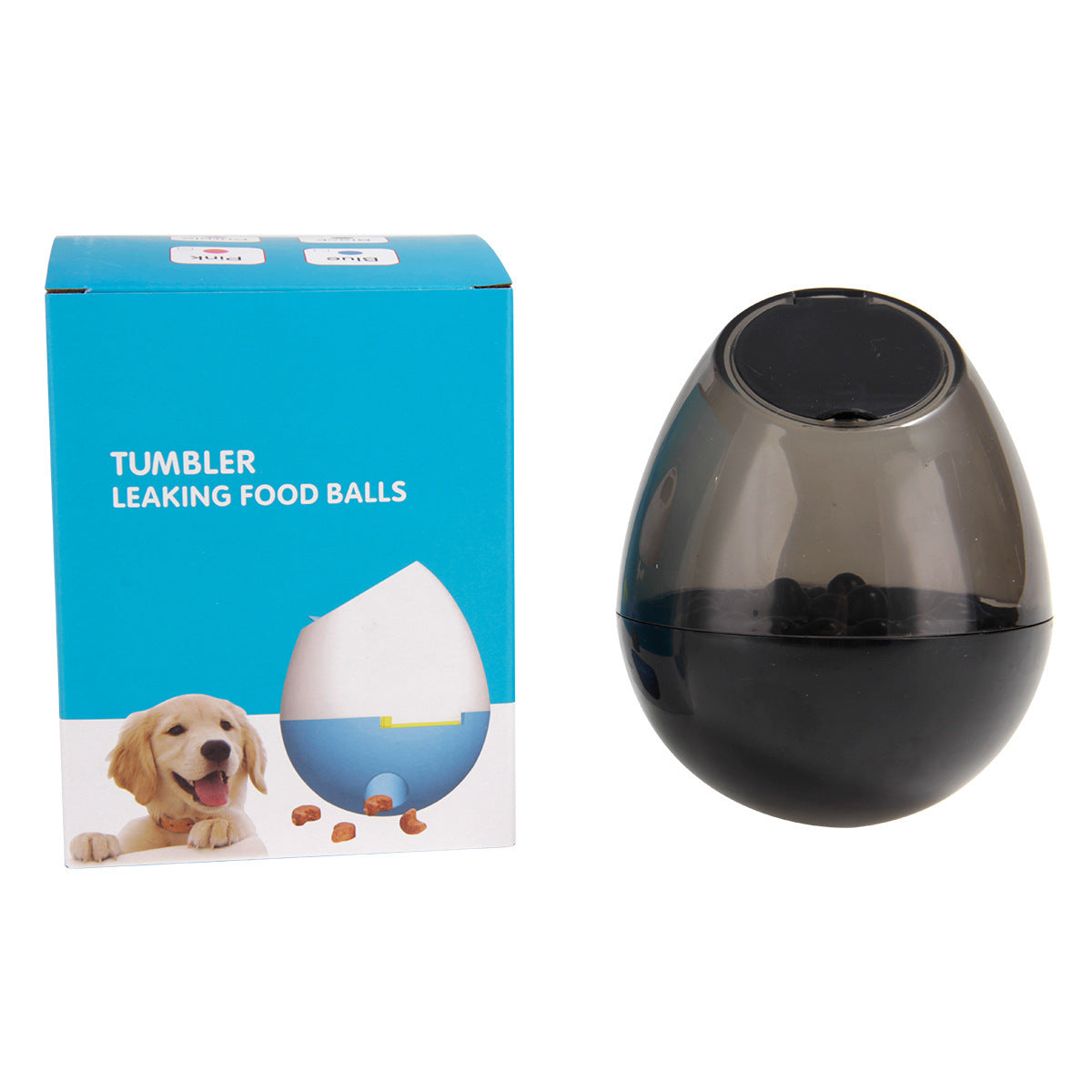 Interactive Dog Cup: Food Dispenser & Leaky Ball Toy
