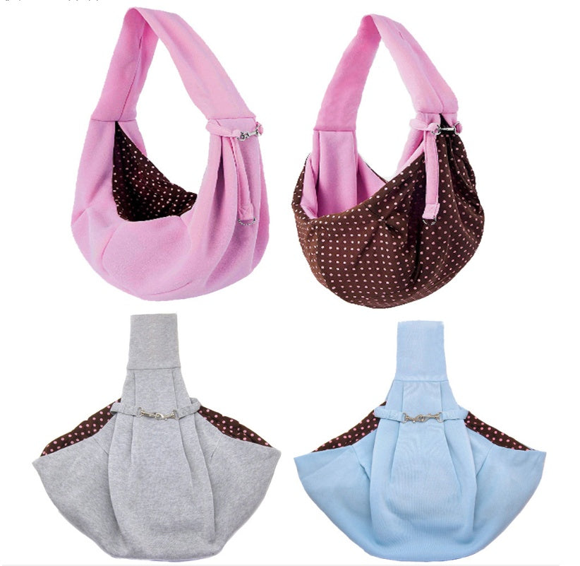 Pet Pouch: Foldable Shoulder Sling Carrier