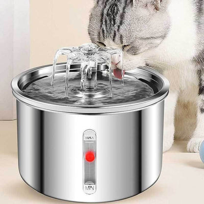 Stainless Steel Automatic Pet Water Dispenser