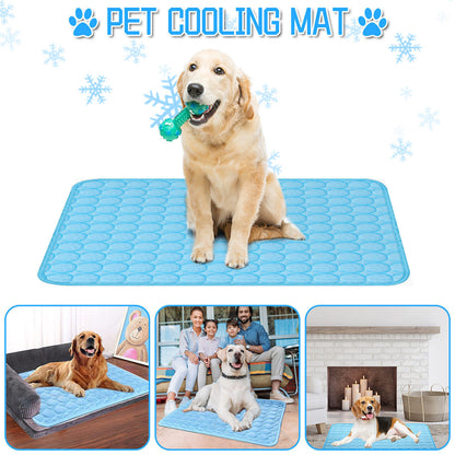 Pet Cooling Mat – Dog & Cat Summer Bed Blanket