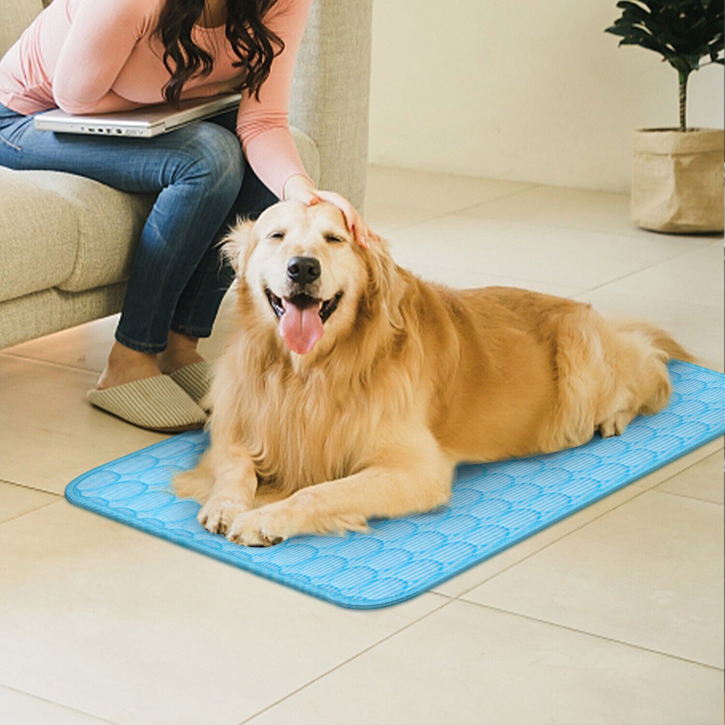 Pet Cooling Mat – Dog & Cat Summer Bed Blanket