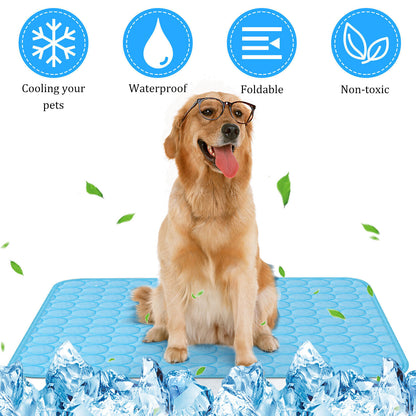 Pet Cooling Mat – Dog & Cat Summer Bed Blanket